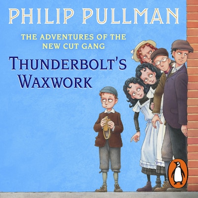 Thunderbolt's Waxwork – omslag til lydbogen af Philip Pullman