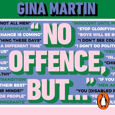 "No Offence, But..." – omslag til lydbogen af Gina Martin