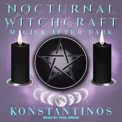 Nocturnal Witchcraft – omslag til lydbogen af Konstantinos