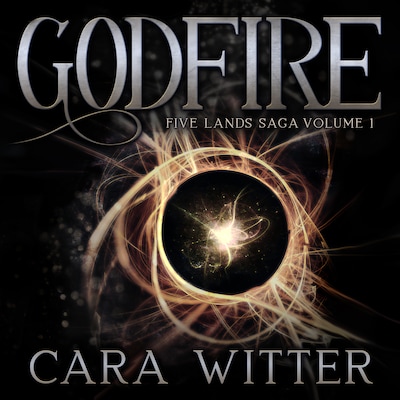 Godfire – omslag til lydbogen af Cara Witter, Janci Patterson, Megan Walker