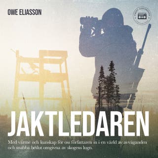 Jaktledaren – omslag till ljudboken av Owe Eliasson