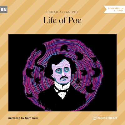 Life of Poe – omslag til lydbogen af Edgar Allan Poe, James Russell Lowell