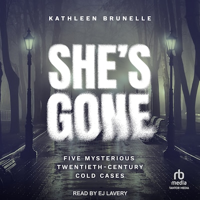 She's Gone – omslag til lydbogen af Kathleen Brunelle