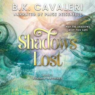 Shadows Lost – omslag till ljudboken av B.K. Cavaleri