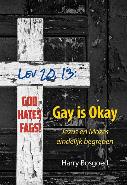Gay is okay: Jezus en Mozes eindelijk begrepen – omslag van het luisterboek van Harry Bosgoed