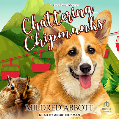 Chattering Chipmunks – omslag til lydbogen af Mildred Abbott
