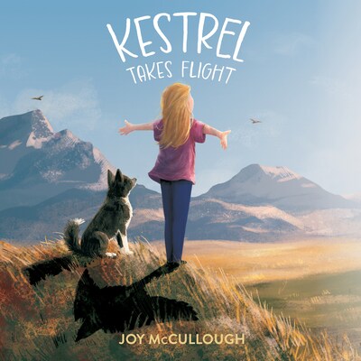 Kestrel Takes Flight – omslag til lydbogen af Joy McCullough