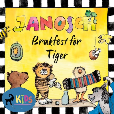 Brakfest för Tiger – omslag till ljudboken av Janosch