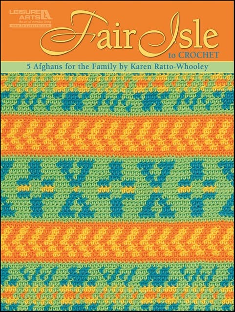 Fair Isle To Crochet – omslag til lydbogen af Karen Ratto Whooley