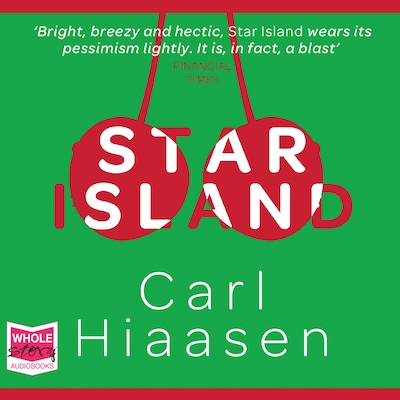 Star Island – omslag til lydbogen af Carl Hiaasen