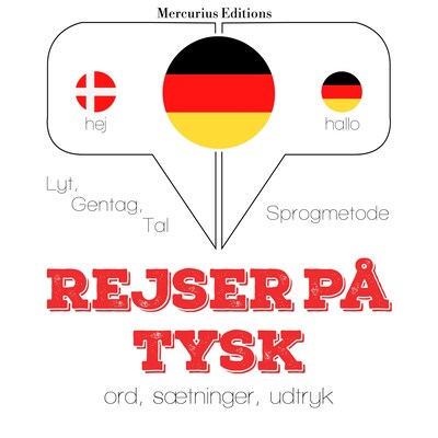 Rejser på tysk – omslag til lydbogen af JM Gardner
