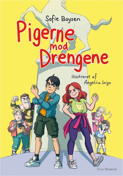 Pigerne mod drengene – omslag til lydbogen af Sofie Boysen