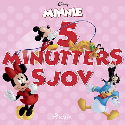 Fem minutters sjov med Minnie Mouse – omslag til lydbogen af Disney