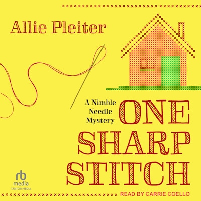 One Sharp Stitch – omslag til lydbogen af Allie Pleiter
