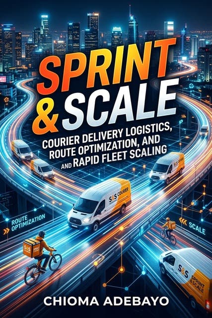 Sprint & Scale: Courier Service Digital Blueprint – omslag til lydbogen af Liam O Connor