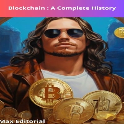 Blockchain : A Complete History – omslag till ljudboken av Unknown Author