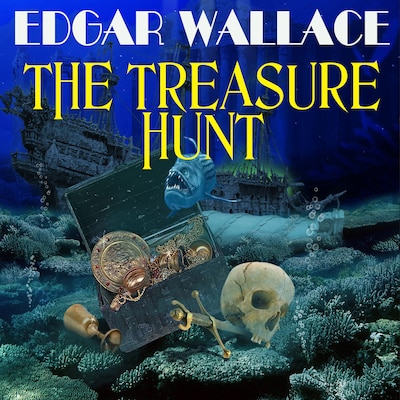 The Treasure Hunt – omslag til lydbogen af Edgar Wallace