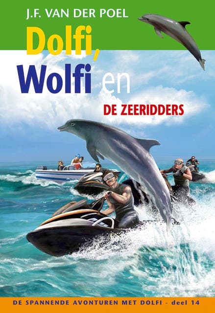 Dolfi, Wolfi en de zeeridders – omslag van het luisterboek van J.F. van der Poel