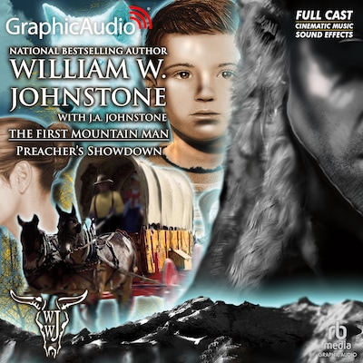 Preacher's Showdown [Dramatized Adaptation] – omslag til lydbogen af William W. Johnstone, J.A. Johnstone