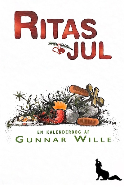 Ritas jul (2. udgave) – omslag til lydbogen af Gunnar Wille