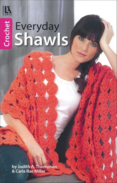 Everyday Shawls – omslag til lydbogen af Leisure Arts