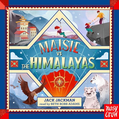 Maisie vs the Himalayas – omslag til lydbogen af Jack Jackman