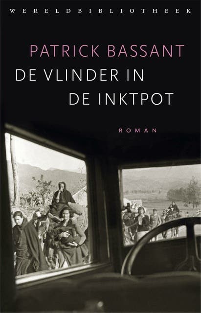 De vlinder in de inktpot – omslag van het luisterboek van Patrick Bassant