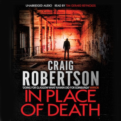 In Place of Death – omslag til lydbogen af Craig Robertson