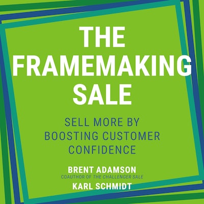 The Framemaking Sale – omslag til lydbogen af Brent Adamson, Karl Schmidt