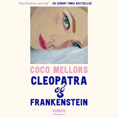 Cleopatra og Frankenstein – omslag til lydbogen af Coco Mellors