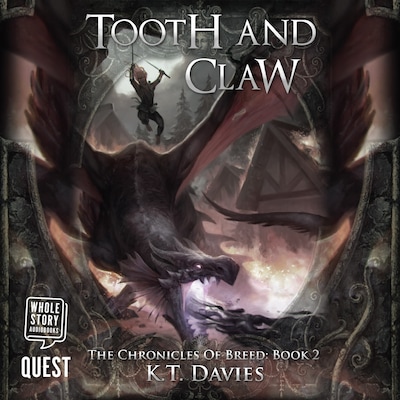 Tooth And Claw – omslag til lydbogen af K.T. Davies