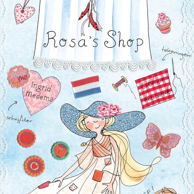 Rosa's shop – omslag van het luisterboek van Ingrid Medema
