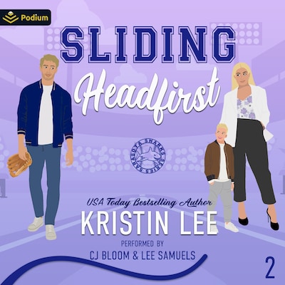 Sliding Headfirst – omslag til lydbogen af Kristin Lee