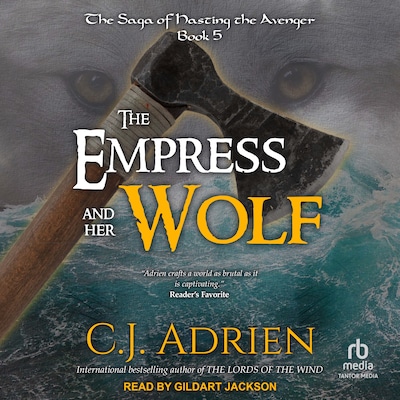 The Empress and Her Wolf – omslag til lydbogen af C.J. Adrien