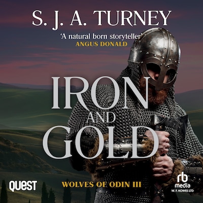 Iron and Gold – omslag til lydbogen af S. J. A. Turney