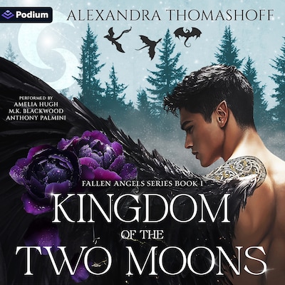Kingdom of the Two Moons – omslag til lydbogen af Alexandra Thomashoff