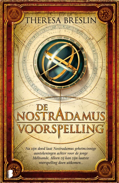 Nostradamus voorspelling – omslag van het luisterboek van Theresa Breslin