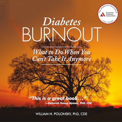 Diabetes Burnout – omslag til lydbogen af William H. Polonsky, PhD, CDE