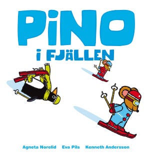 Pino i fjällen – omslag till ljudboken av Agneta Norelid,Eva Pils,Kenneth Andersson