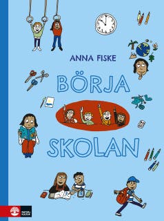 Börja skolan – omslag till ljudboken av Anna Fiske