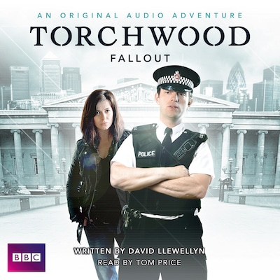 Torchwood Fallout – omslag til lydbogen af David Llewellyn