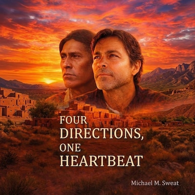 Four Directions, One Heartbeat – omslag til lydbogen af Michael M. Sweat