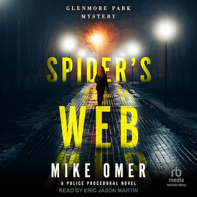 Spider's Web – omslag til lydbogen af Mike Omer