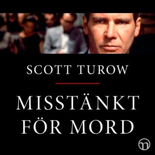 Misstänkt för mord – omslag till ljudboken av Scott Turow
