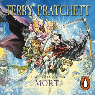 Mort – omslag til lydbogen af Terry Pratchett