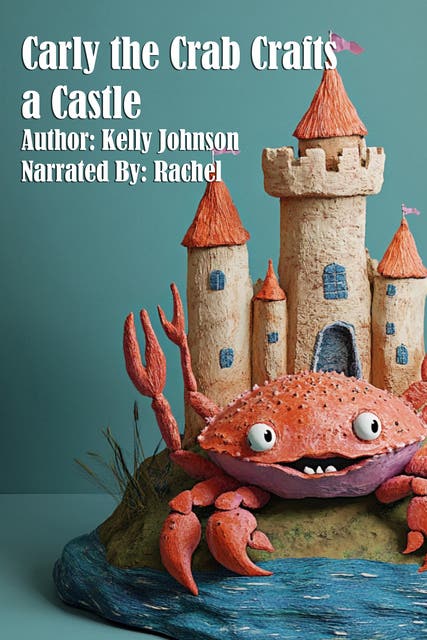 Carly the Crab Crafts a Castle – omslag til lydbogen af Kelly Johnson