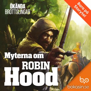 Myterna om Robin Hood – omslag till ljudboken av Bokasin