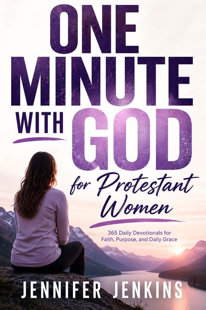 One Minute with God for Protestant Women: 365 Daily Devotionals for Faith, Purpose, and Daily Grace – omslag til lydbogen af Jennifer Jenkins