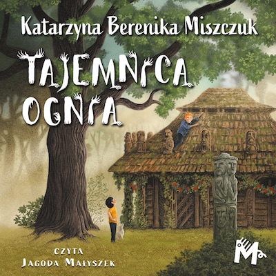 Tajemnica ognia – okładka audiobooka, autor Katarzyna Berenika Miszczuk