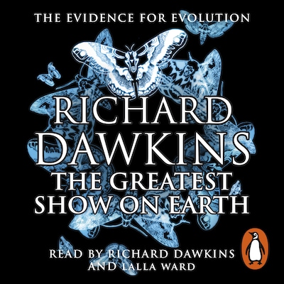 The Greatest Show on Earth – omslag til lydbogen af Richard Dawkins